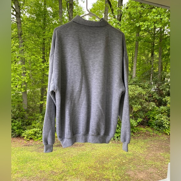 Classics by Palmland Long Sleeve Men's Quilted Polo Size XL - Picture 3 of 16